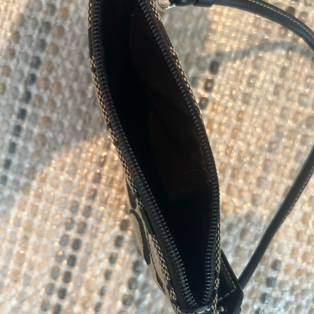 Coach Black and Grey Clutch Wristlet - Picture 3 of 3